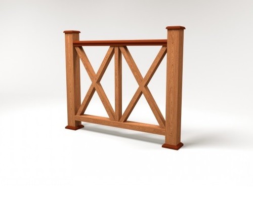 Ограждение из ДПК FG7 терракот купить в Камышине