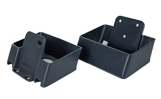 Крепления перил наклонное из алюминия GardenParkett Графит купить в Камышине