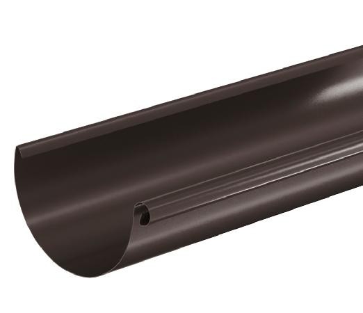 Водосток Aquasistem, система 150/100 - Водосточный желоб 3.00м RR 32 Тёмно Коричневый купить в Камышине