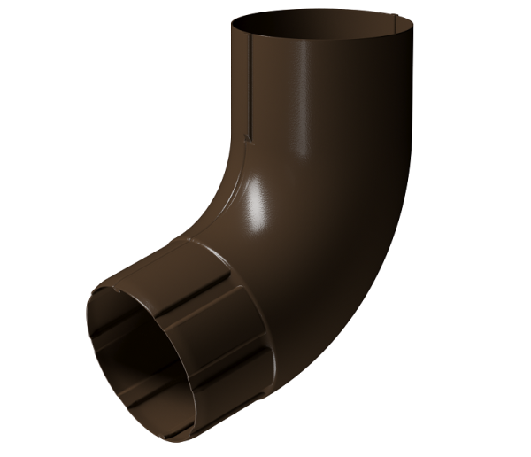 Колено 72° D90 Döcke STAL PREMIUM Каштан, (RAL 8017) купить в Камышине