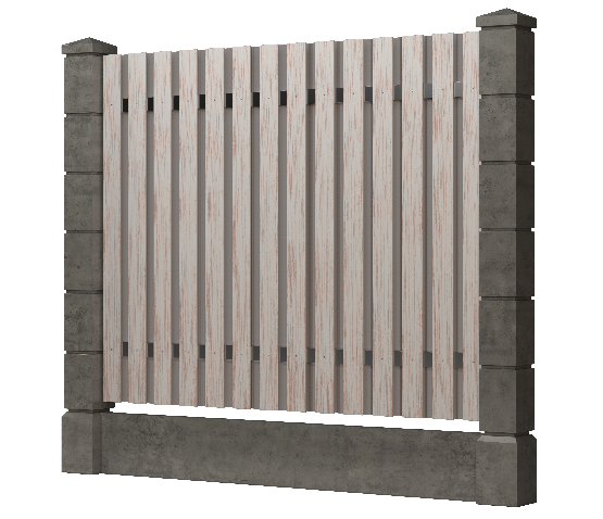 Заборная доска GRINDERDECO, ДПК, тиснение "дуб" Выбеленный дуб купить в Камышине