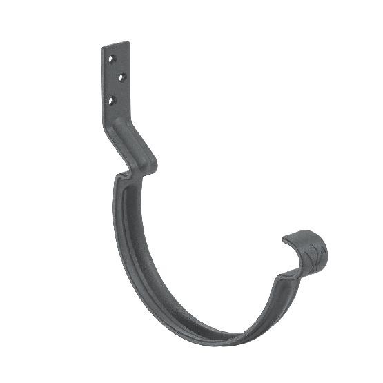 Водосток Aquasistem, Система 150/100 - Крюк крепления желоба короткий RR 23 Маренго matt купить в Камышине