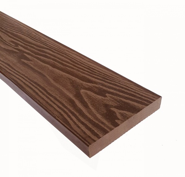 Террасная доска из ДПК Terrapol Смарт 3D Полнотелая без паза Орех Милано купить в Камышине