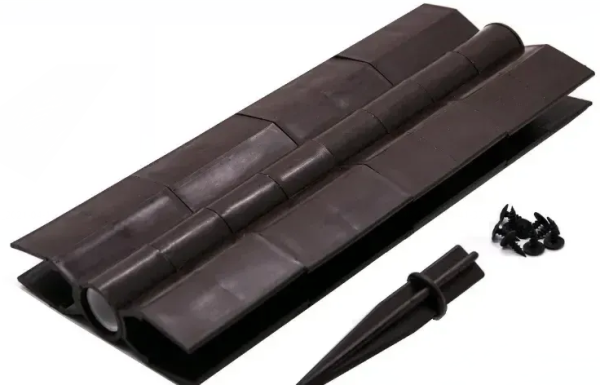 Угловой (стыковочный) шарнир для грядкок ДПК 300мм коричневый купить в Камышине