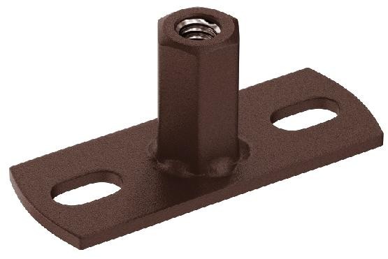 Водосток Aquasistem, Система 150/100 - Держатель для хомута под метиза RAL 8017 Коричневый matt купить в Камышине
