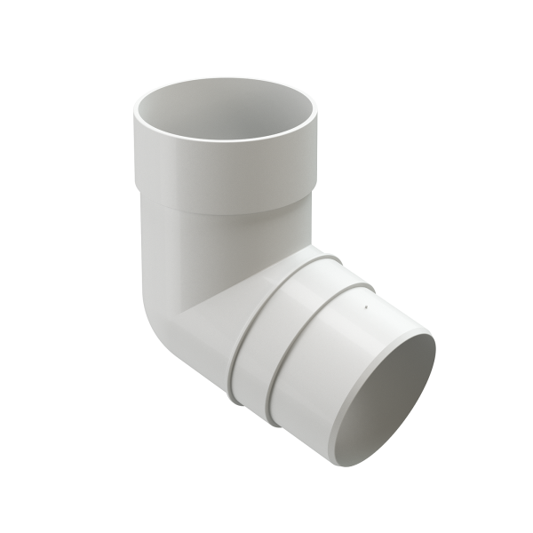 Колено 72˚ Docke Premium ПВХ - Пломбир купить в Камышине