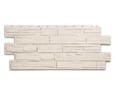 Фасадная панель T-Сайдинг-Альпийская сказка ЭКО-1 Уайт