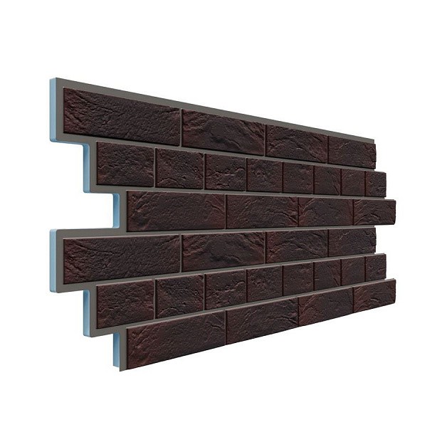 Фасадная термопанель Доломит Венецианский кирпич 20 мм Алтея купить в Камышине