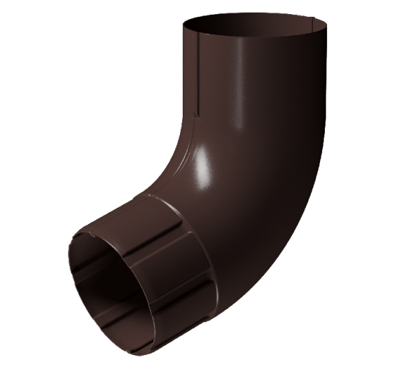 Колено 72° D90 Döcke STAL PREMIUM Шоколад, (RAL 8019) купить в Камышине