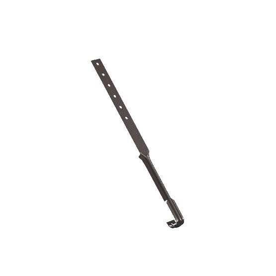 Водосток Aquasistem, система 125x90 - Поддержка желоба RR 32 Тёмно-Коричневый купить в Камышине