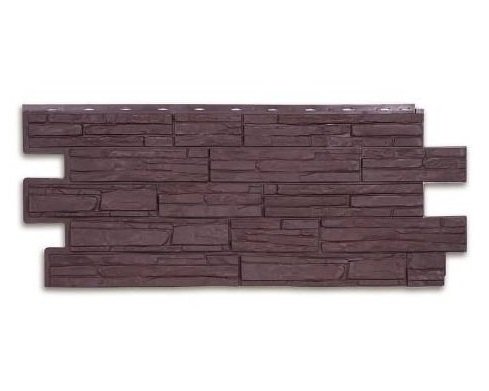 Фасадная панель T-Сайдинг-Альпийская сказка ЭКО-1 Браун купить в Камышине