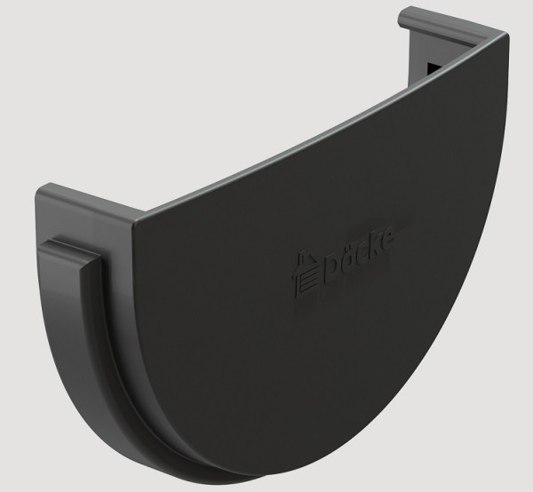 Заглушка желоба ПВХ Docke STANDART серый купить в Камышине