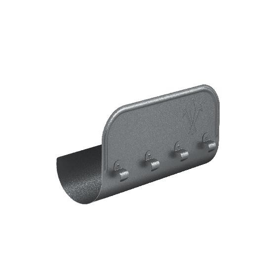 Водосток Aquasistem, Система 150/100 - Ограничитель перелива прямой RR 23 Маренго matt купить в Камышине