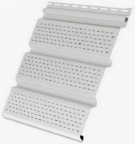 Софит полностью перфорированный, белый купить в Камышине