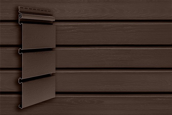 Сайдинг Архитектурный Планкен Grand Line Темный дуб купить в Камышине