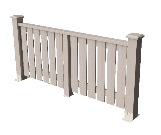 Ограждения декоративное ДПК GRINDERDECO Вилидж выбеленный дуб купить в Камышине