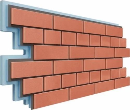 Термопанели Доломит Кирпич 40 мм Красный купить в Камышине