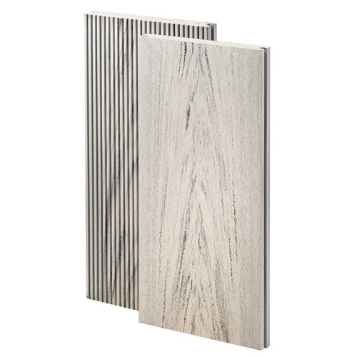 Террасная доска из ДПК Bruggan Multicolor Полнотелая 140мм Белый дым купить в Камышине