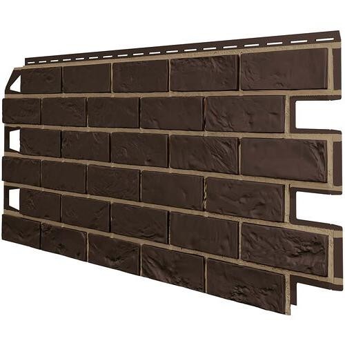 Фасадные панели ТЕХНОНИКОЛЬ Оптима Кирпич Тёмно-коричневый купить в Камышине