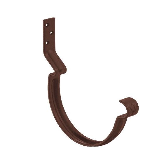 Водосток Aquasistem, Система 150/100 -  Крюк крепления желоба короткий RAL 8017 Коричневый matt купить в Камышине