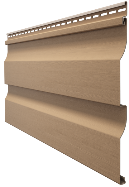 Виниловый сайдинг docke (дёке) - профиль D4,5D, капучино купить в Камышине