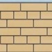 Термопанели Доломит Кирпич 40 мм Жёлтый купить в Камышине