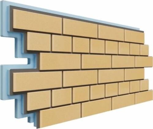 Термопанели Доломит Кирпич 40 мм Жёлтый купить в Камышине