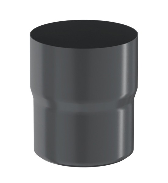 Водосток Aquasistem, система 125x90 - Соединитель трубы RAL 7024 Тёмно-серый купить в Камышине