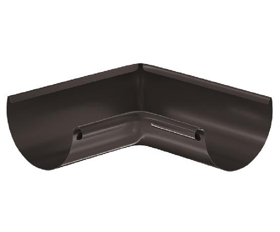 Водосток Aquasistem, система 150/100 - Угол желоба, внутренний 90° RR 32 Тёмно Коричневый купить в Камышине
