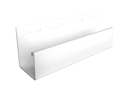 Фасадный J-профиль 30 мм Белый