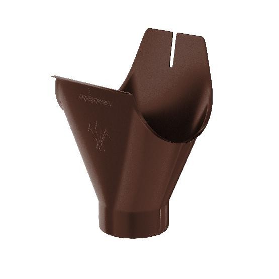 Водосток Aquasistem, система 150/100 - Воронка желоба RAL 8017 Коричневый купить в Камышине