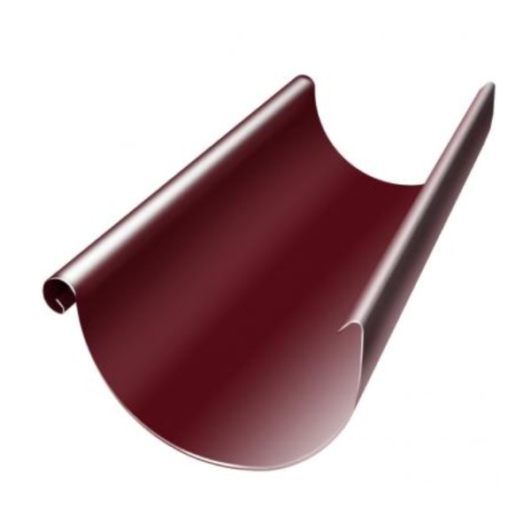 Водосток Grand Line 125x90 – Полукруглый желоб 3 метра RAL 3005 купить в Камышине