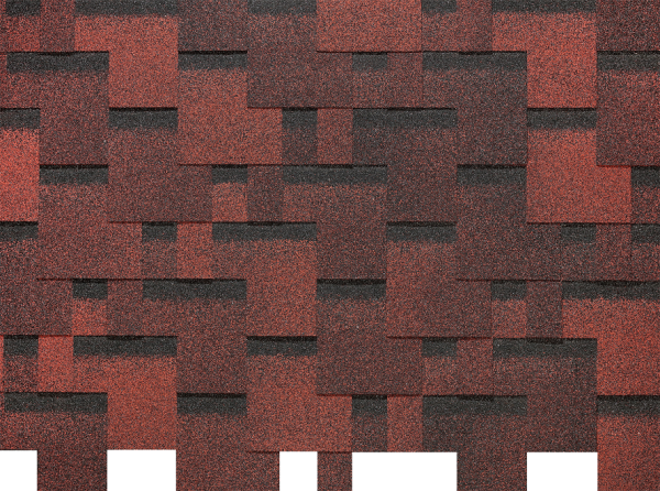 Гибкая черепица EURASIA Docke, Коллекция Лабиринт Красный купить в Камышине