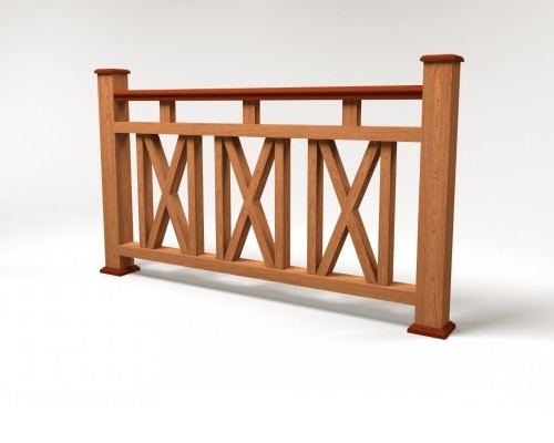 Ограждение из ДПК FG3 терракот купить в Камышине