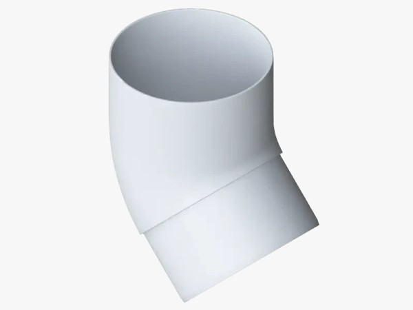 Водосток Альта-Профиль ПВХ – Колено 45 (белый) купить в Камышине