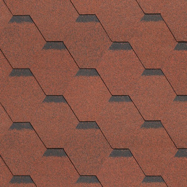 Гибкая черепица Shinglas, серия Ультра, коллекция Самба – Рубин купить в Камышине