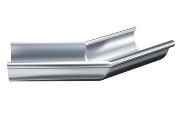 Водосток Aquasistem, Система 125x90 - Угол желоба наружный оцинковка 135° купить в Камышине