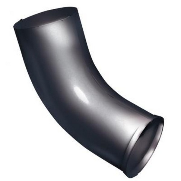 Водосток Grand Line 125x90 – Колено сливное RAL 7024 купить в Камышине