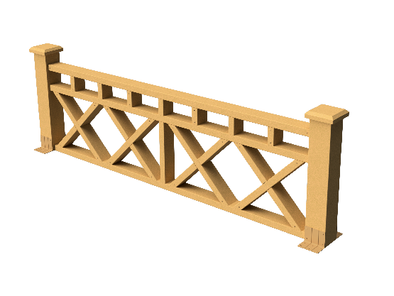 Ограждения декоративное ДПК GRINDERDECO  Бэйли песчаник купить в Камышине