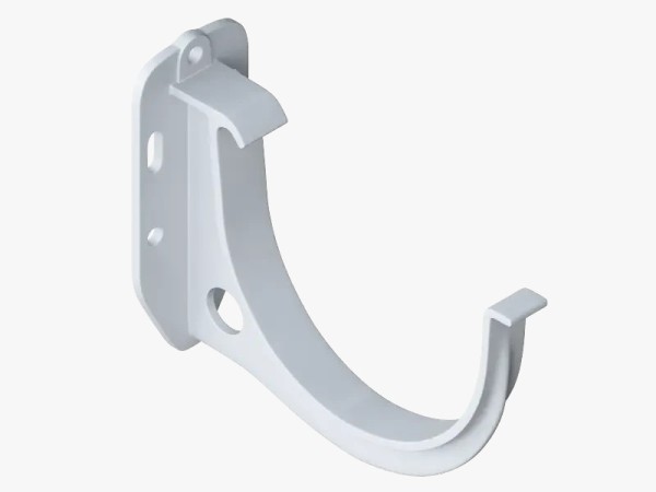 Водосток Альта-Профиль ПВХ – Кронштейн желоба водосточный (белый) купить в Камышине