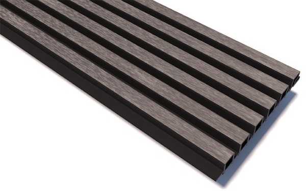 Реечные панели WOODVEX Lines Ultra Smoke gray купить в Камышине