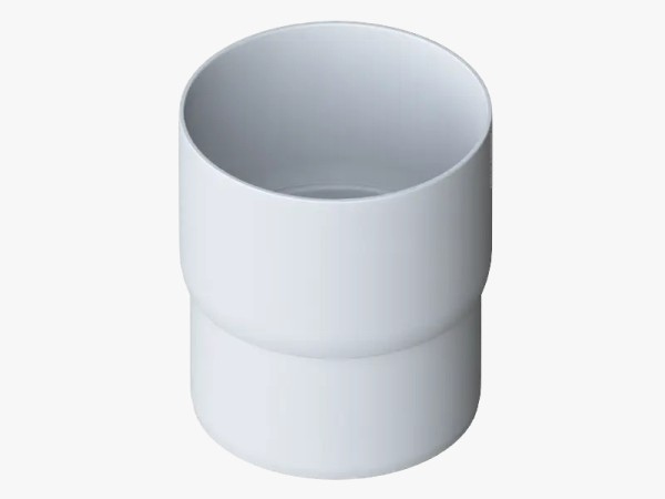 Водосток Альта-Профиль ПВХ – Муфта трубы водосточная (белый) купить в Камышине