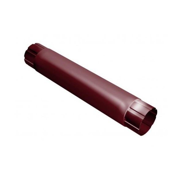 Водосток Grand Line 125x90 –Труба соединительная 1 метр RAL 3005 купить в Камышине