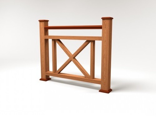 Ограждение из ДПК FG2 терракот купить в Камышине