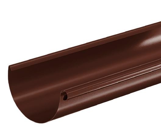 Водосток Aquasistem, система 125x90 - Водосточный желоб 3.00м RAL 8017 Коричневый купить в Камышине
