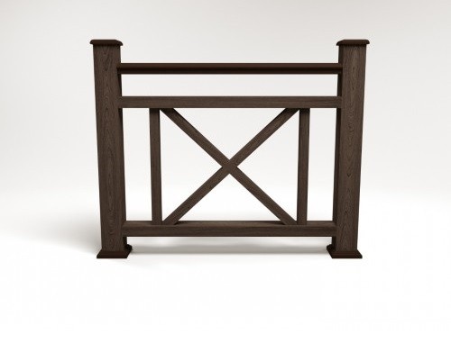 Ограждение из ДПК FG2 венге купить в Камышине