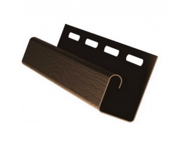 J-профиль для сайдинга, коричневый купить в Камышине