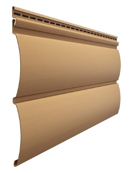 Виниловый сайдинг docke (дёке) - blockhaus D4,7T (под бревно), карамель купить в Камышине