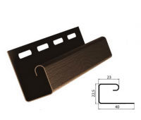 J-профиль, коричневый купить в Камышине