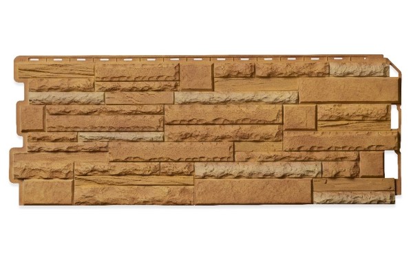 Фасадная панель Цокольный сайдинг Альта профиль Скалистый камень Памир Комби купить в Камышине